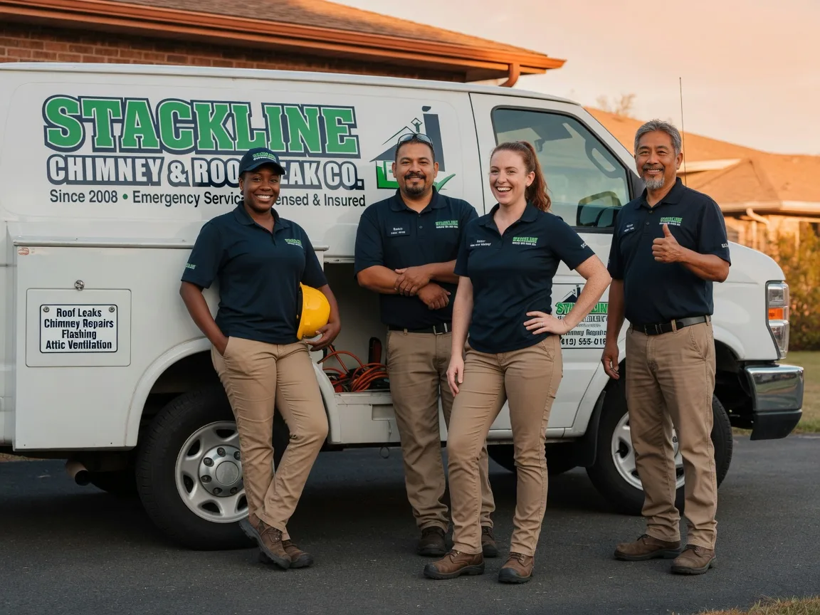 Chimney flashing repair company in New Century, KS
